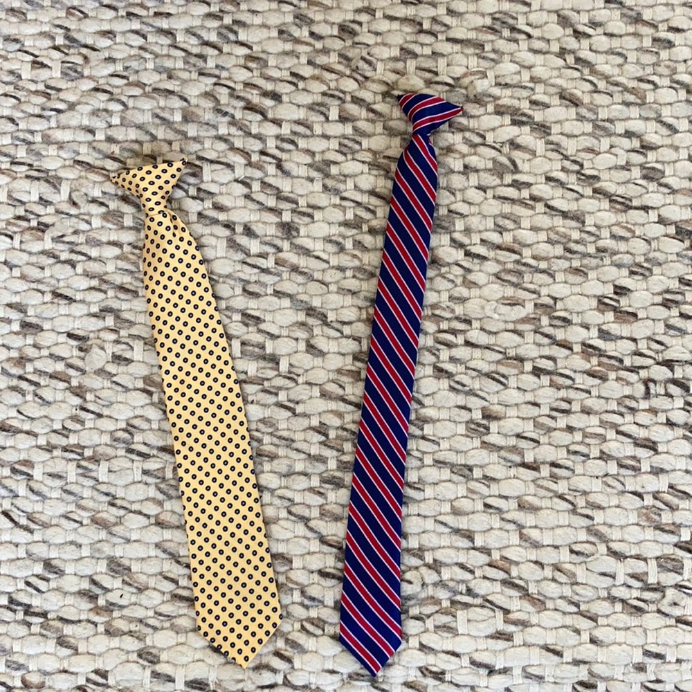 Boy’s Clip-On Ties (Bundle of 2)